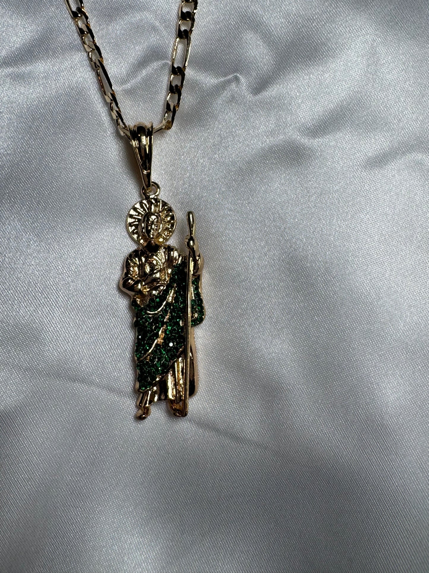 San Judas with chain