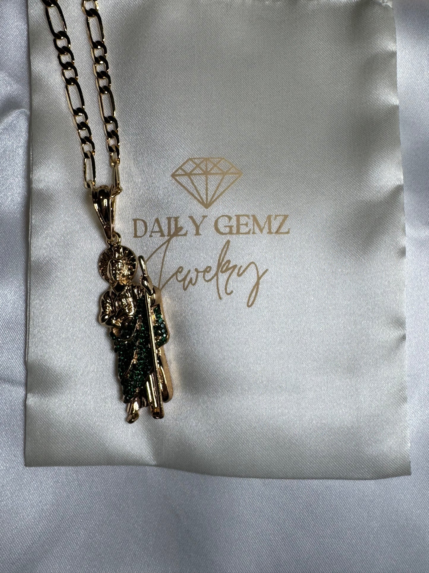 San Judas with chain